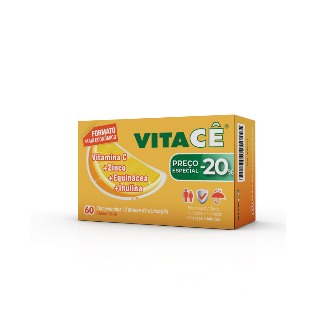 VITACÊ -20% Preço Especial - 60 Comprimidos | Farmácia Camelo